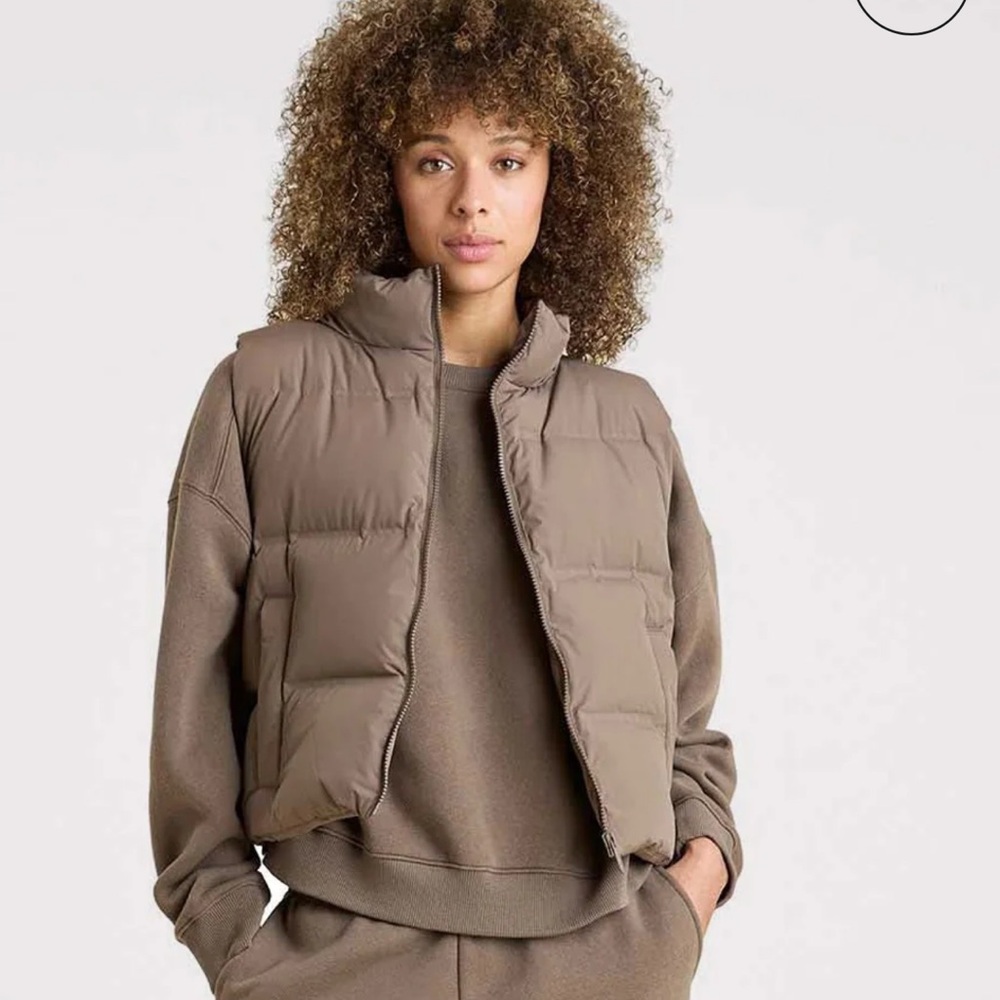Nuuds Puffer Puffer vest in Mocha L